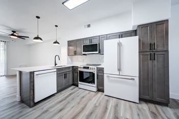 Cafe series appliances and custom cabinetry